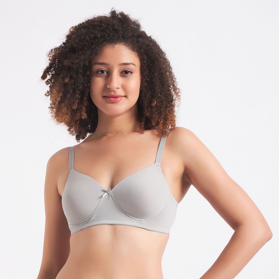 Ladies' Bra , Light Grey, large image number null