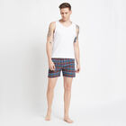 Checks Inner Elastic Boxers, Dark Blue, small image number null