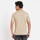Round Neck T-Shirt, Beige, small image number null