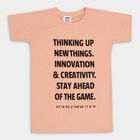 Boys' Half Sleeves T-Shirt, पीच, small