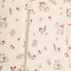 Infants Muted Cream Hoodie Casual Style Jump Suit, ऑफ व्हाइट, small image number null