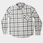 Boys White Cotton Long Sleeve Collared Shirt, सफ़ेद, small