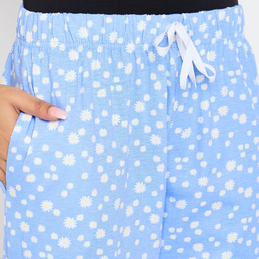 Ladies' 100% Cotton Pyjama , Light Blue, large image number null