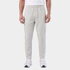 Men's Grey Panelled Track Pants, हल्का ग्रे, small