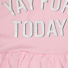 Girls' 100% Cotton Capri Set, Light Pink, small image number null