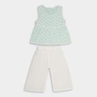 Girls' Capri Set , Light Green, small image number null