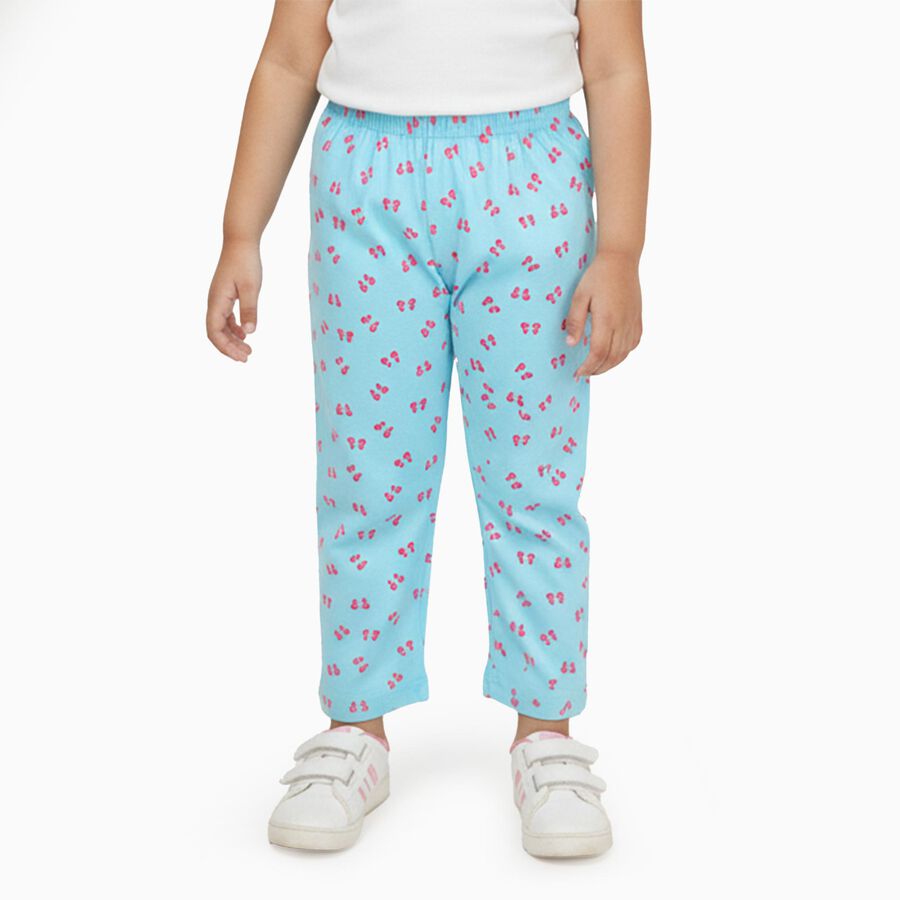 Girls' Pyjama, Light Blue, large image number null