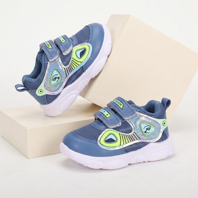 Boys' Blue Velcro Sneakers