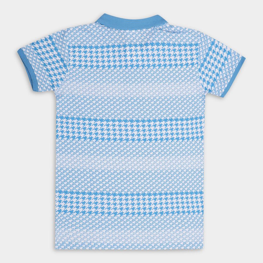 Boys' 100% Cotton Half Sleeves T-Shirt , हल्का नीला, large image number null