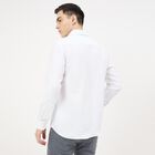 Men's White Classic Collar Classic Formal Shirt, White, small