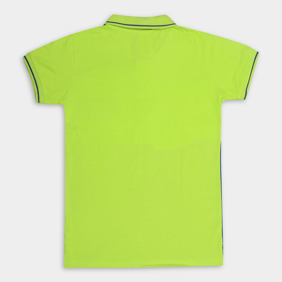 Boys' Half Sleeves T-Shirt, Royal Blue, large image number null