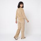 Women Beige Sweat Suit Track suit, Beige, small