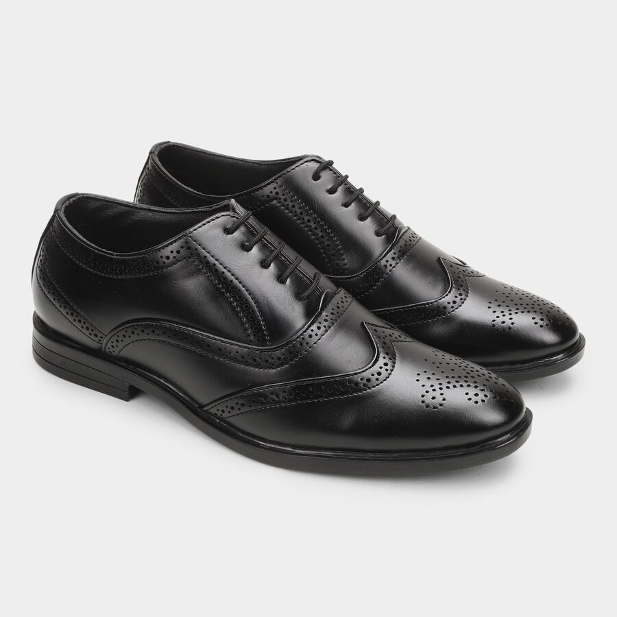 Men's Formal Shoes, Black, large image number null