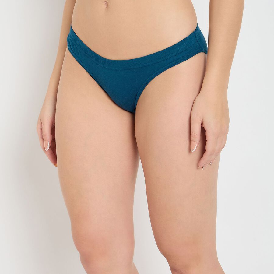 Ladies' 100% Cotton Panty , टील ब्लू, large image number null