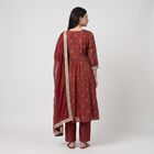 Women's Wine Ethnic Set, Wine, small