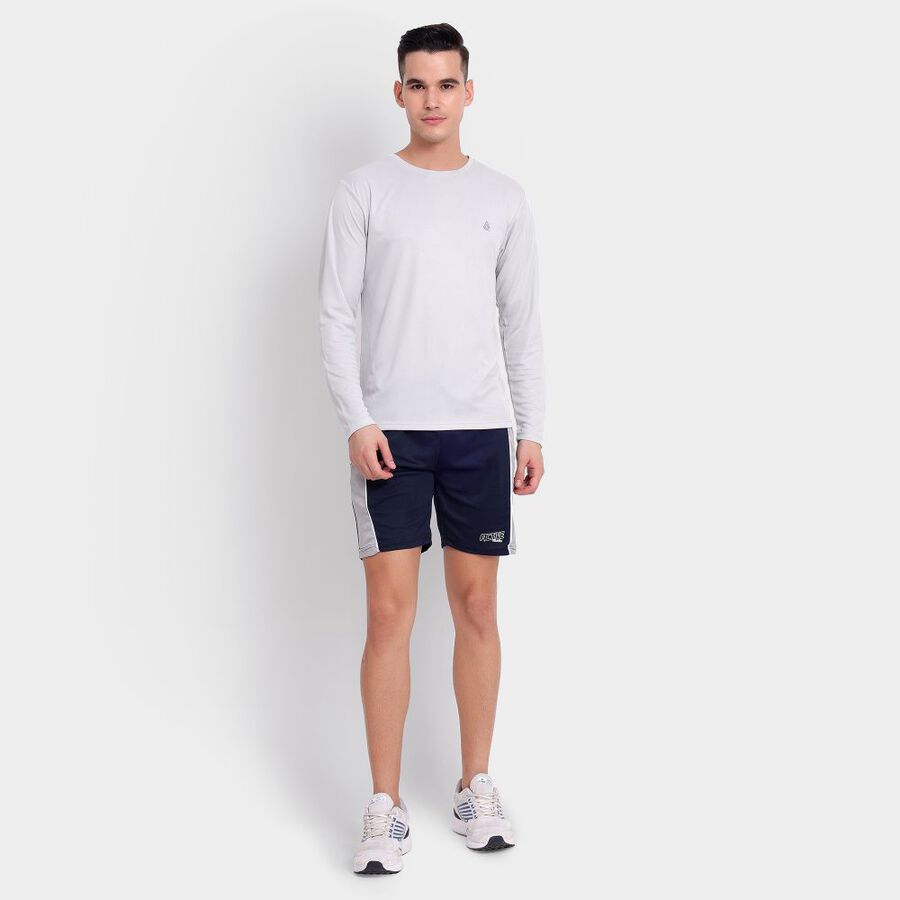 Men's Bermudas, Navy Blue, large image number null
