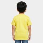 Boys' Half Sleeves T-Shirt, पीला, small