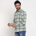 Checks Casual Shirt, Light Green, small image number null