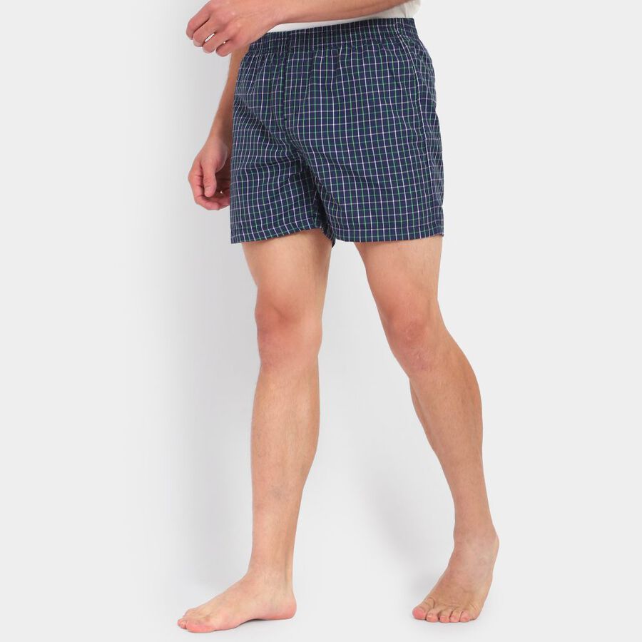 Men's Boxers, Navy Blue, large image number null