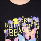 Cotton Round Neck T-Shirt, काला, small image number null