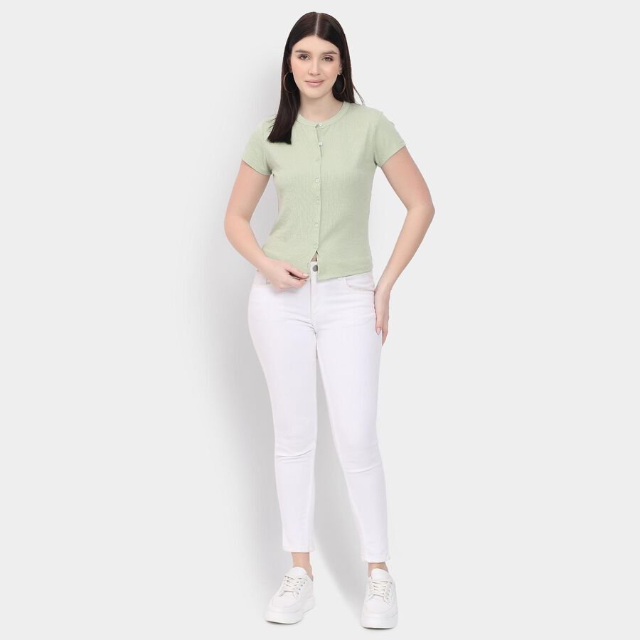 Ladies' Shirt, हल्का हरा, large