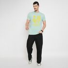 Men's Round Neck Half Sleeves T-Shirt , Aqua, small image number null