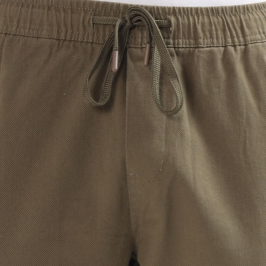 Men's Slim Fit Casual Trousers, Light Green, large image number null