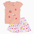 Infants' Top Skirt, Peach, small image number null