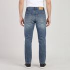 Men's Light Blue Slim Fit Washed Jeans, हल्का नीला, small