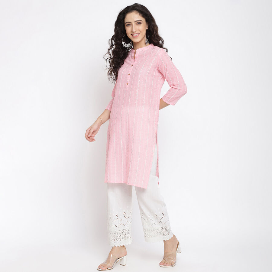 Cotton Printed Kurta, Coral, large image number null