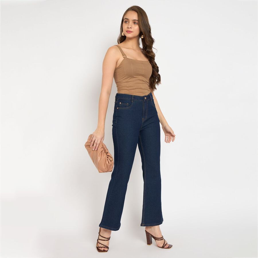 Ladies' Jeans, Dark Blue, large image number null