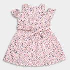Girl's Cotton Frock, ऑफ व्हाइट, small image number null
