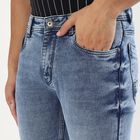 Men's Light Blue Skinny Fit Faded Jeans, Mid Blue, small image number null