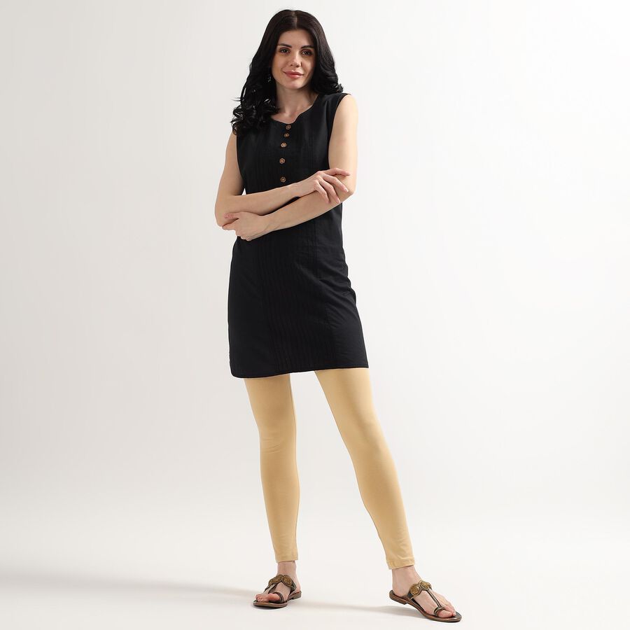 Ladies' Ankle Length Churidar, खाकी, large image number null