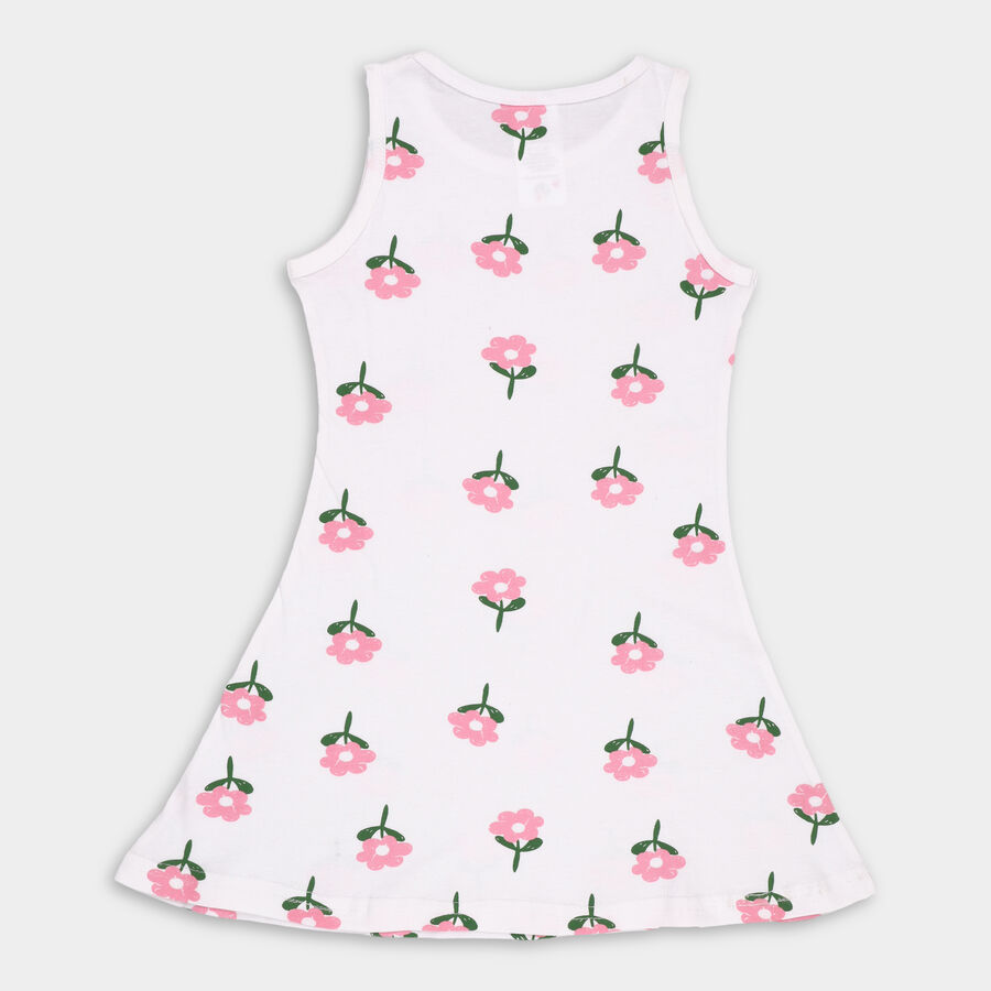 Girls' Frock, Off White, large image number null