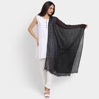 Ladies' Dupatta, काला, small image number null
