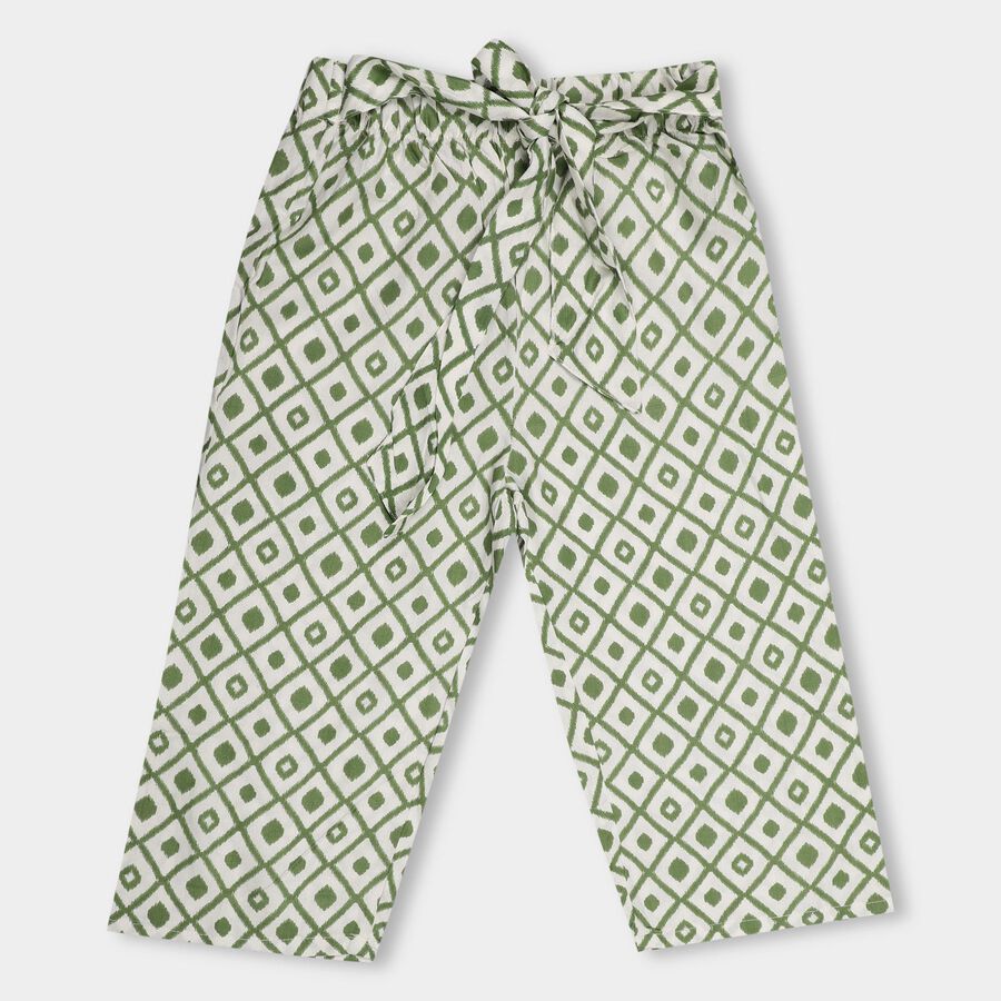 Girls' Pull Ups Capri , Light Green, large image number null