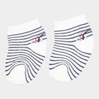 Infants Cotton Stripes Socks, White, small image number null