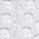 Infants' Light Grey V-Neck Casual T-Shirt, Melange Light Grey, small image number null