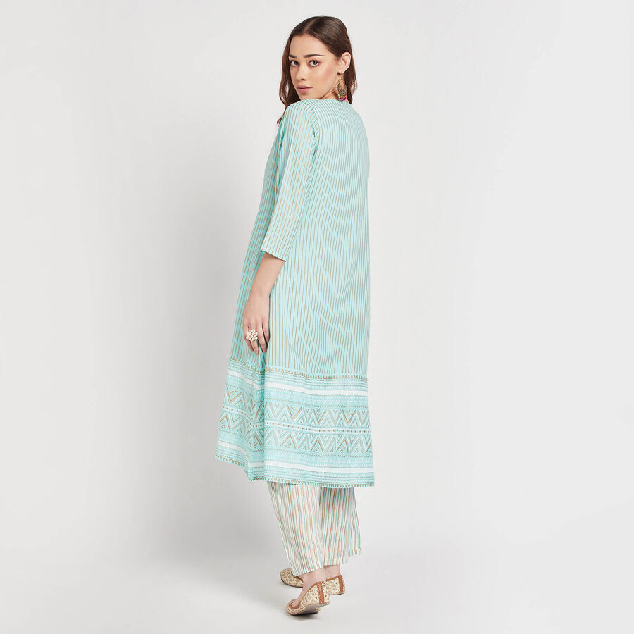 All Over Print Kurta, Light Green, large image number null