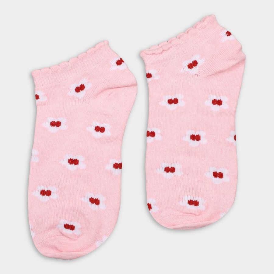 Girl's Socks (Pack of 2), Light Pink, large image number null