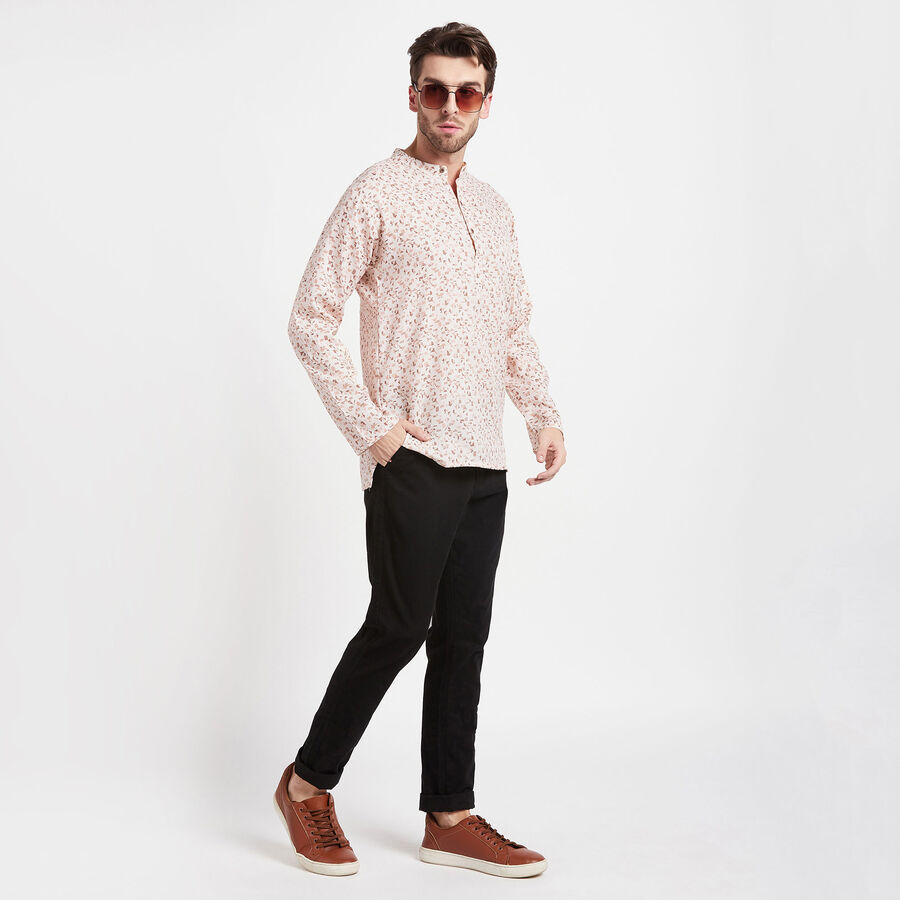 Printed Kurta, Beige, large image number null