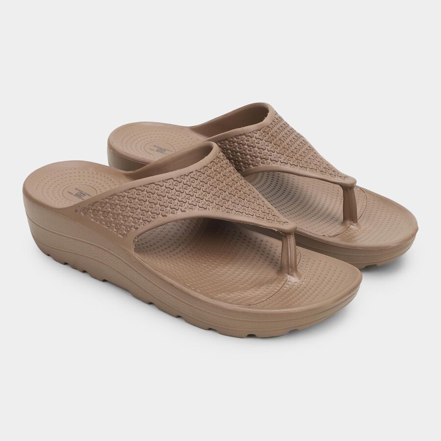 Ladies' Slipper, Brown, large image number null