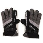 Men's Gloves, गहरा ग्रे, small