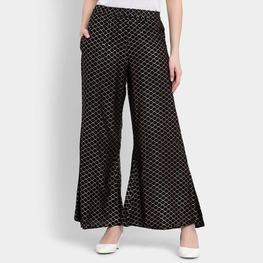Printed Palazzo, Black, large image number null