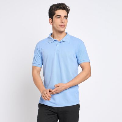 Men's Collared Half Sleeves T-Shirt