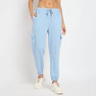 Ladies' Track Pants, Melange Blue, small image number null
