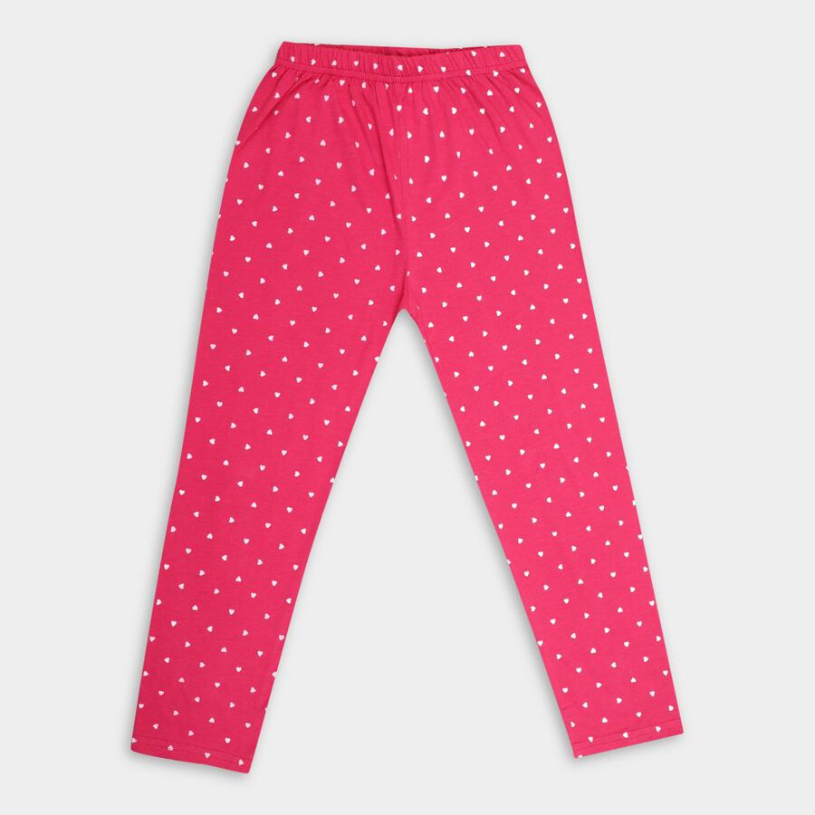 Girls' Pyjama, रानी (फ्यूशिया), large image number null