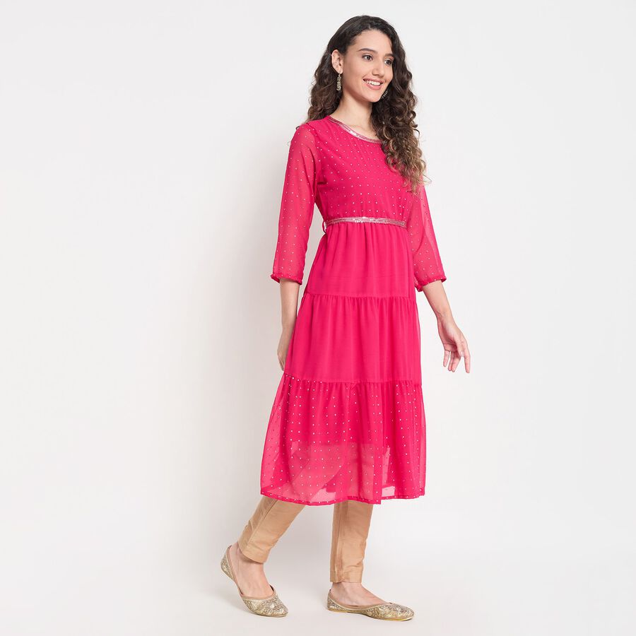 Ladies' Kurta, Fuchsia, large image number null