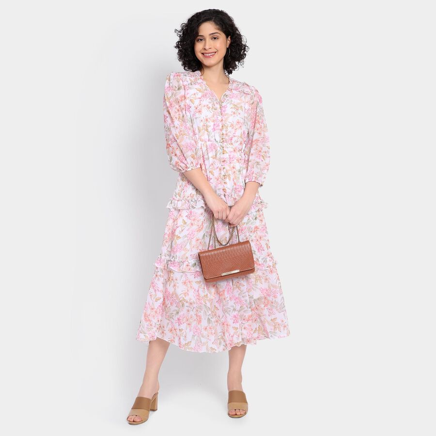 Ladies' Dress, हल्का गुलाबी, large image number null